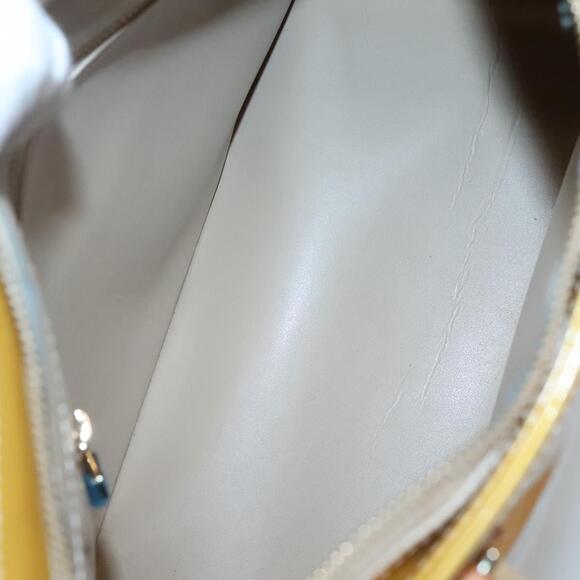 LOUIS VUITTON Monogram Vernis Houston Hand Bag Beige M91004 - Picture 11 of 16